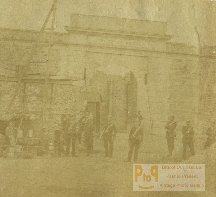 France Franco Prussian War Fort De La Briche Entrance Old Photo