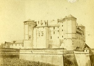 Castle facade 49400 Saumur France Old CDV Le Roch Photo 1870