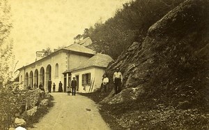 Pauge Vieux Spring 65100 Lourdes France Old CDV Photo 1870