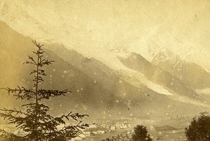 Panorama 74400 Chamonix France Old Photo 1870