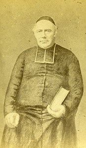 Catholic Religious Portrait France Old Photo CDV 1870