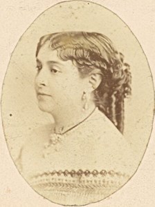 Celine Montaland, actress, France, old CDV Photo 1865'