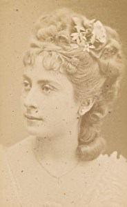 Blanche Baretta, actress, France, old CDV Photo 1880