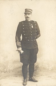 Grenoble France Military Uniform Old CDV Photo 1880'