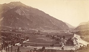 France old CDV Photo 1880 Eaux Bonnes Laruns Valley