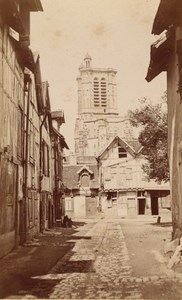 Troyes St Pierre St Paul Cathedral Old CDV Photo 1875
