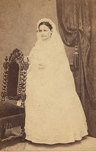 Oran Henriette Guenard Algeria Old CDV Photo 1870