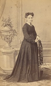 Oran Cecile Ripert Algeria Old CDV Photo 1870
