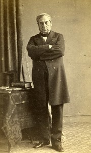 France Paris Man Second Empire Fashion old CDV Photo Bisson 1860's