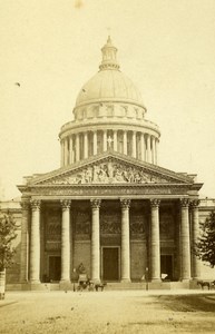 France Paris Pantheon Second Empire Old CDV Photo 1865