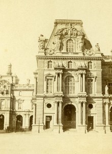 France Paris Louvre Second Empire Old CDV Photo 1865