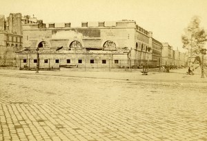 France Paris Granary Second Empire Old CDV Photo 1865