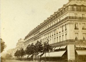 France Paris Grand Hotel Second Empire Old CDV Photo 1865