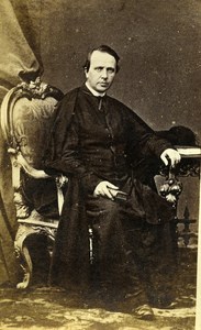 United Kingdom London Priest Man Victorian Fashion Old CDV Photo 1865