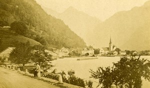 Switzerland Fluelen Old CDV Photo 1870