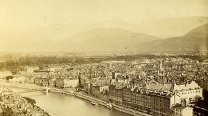 France Grenoble Dauphiné Old CDV Photo 1870