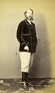 United Kingdom Canterbury Man Victorian Fashion Old CDV Photo Bateman 1870