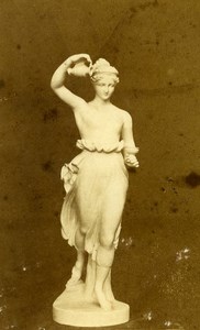 France Paris Canova Hebe Old CDV Photo 1870