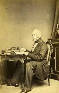 English Politician London Lord Palmerston Old CDV Photo Walker 1865