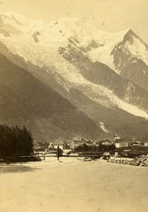France Chamonix & Mont Blanc Old CDV Photo Tairraz Freres 1865