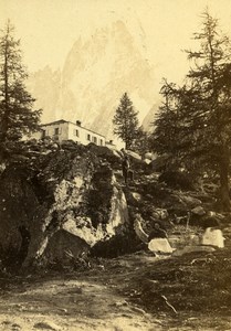 France Montanvert Alps Montenvers Old CDV Photo Tairraz Freres 1865