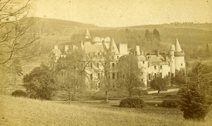 Scotland Ecosse Glamis Castle ? Old CDV Photo Patrick 1865