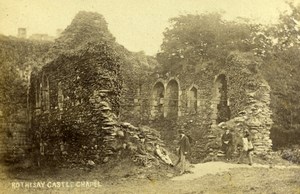 Scotland Ecosse Rothesay Castle Chapel Old CDV Photo 1865