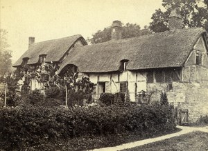 United Kingdom Shottery Stratford-on-Avon Anne Hathaway's Cottage CDV Photo 1865