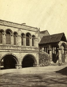 United Kingdom Unidentified Castle or Church ? Old CDV Photo 1865