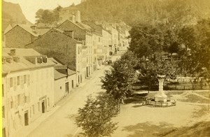 France Pyrenees Eaux-Bonnes Jardin Darralde Park CDV Photo Jules Andrieu 1865