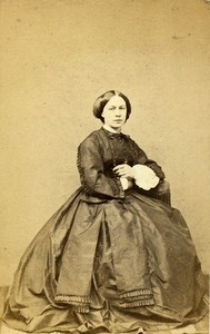 France Paris Henriette Ferguson Fashion of Second Empire Old CDV Photo 1865