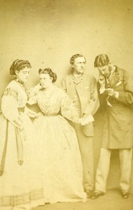 London Theater Actors The War to the Knife Josephs Dewar Bancroft CDV Photo 1865
