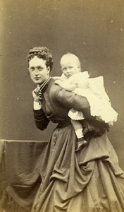 British Royal Family Alexandra of Denmark & Louise Old CDV Photo Downey 1868
