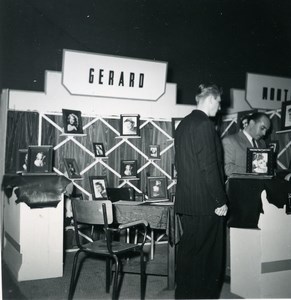 France Paris Photo Cine Sound Fair Booth of Gerard Old Amateur Snapshot 1951