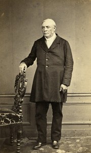 France Paris Portrait Standing Man Second Empire Old Photo CDV Semah 1860's