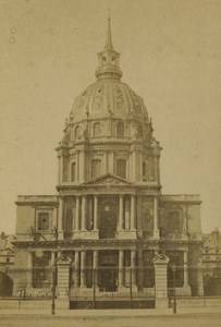 France Paris Dome of Invalides Old CDV Photo 1860