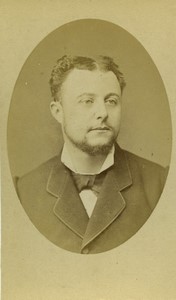France Paris Doctor Alfred Depoix  Old CDV photo Mathieu-Deroche 1880