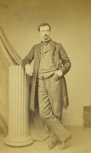 France Paris Captain de Doub Old CDV photo Franck 1865