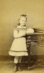 France Paris Ella Duff at 8 Old CDV photo Pierson 1874