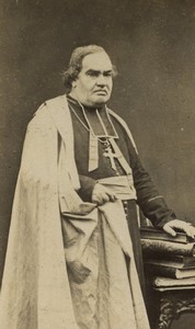 France Nimes Bishop Cardinal Louis Besson?  Old CDV photo Bert 1870