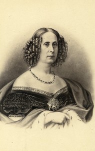 Sophie of Württemberg Queen of Netherlands Portrait Old CDV photo Neurdein 1870