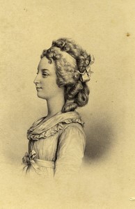 Marie-Thérèse Duchess of Angoulême? Madame Royale CDV photo Neurdein 1870
