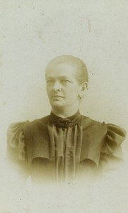 Czechia Jilemnice Woman posing Old CDV photo Hynek Bedrnik 1897