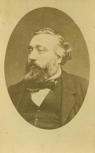 France Paris Leon Gambetta Politician Old CDV photo 1870