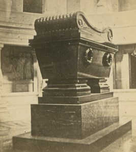 France Paris Tomb of Napoleon Dome des Invalides old Anonymous CDV Photo 1860's