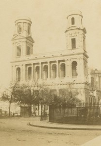 France Paris St Sulpice Church Anonymous CDV Photo 1860