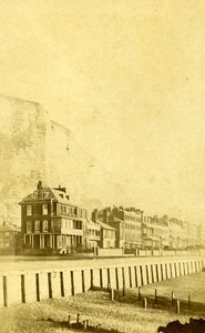 United Kingdom Dover Panorama Old CDV Photo Clark 1870