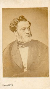 Jules Favre, french politician old Pierre Petit CDV Photo 1860