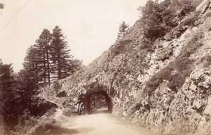 Hohneck Road Devil rock France old Photo 1890'