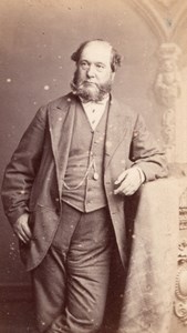 Elegant Man Victorian Fashion Clothing CDV Photo 1860'
